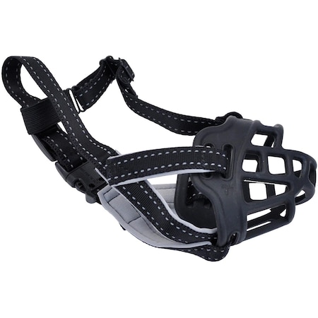 Coastal Pet Dachshund Soft Basket Muzzle 1365BLK1